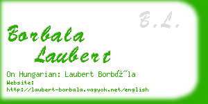 borbala laubert business card